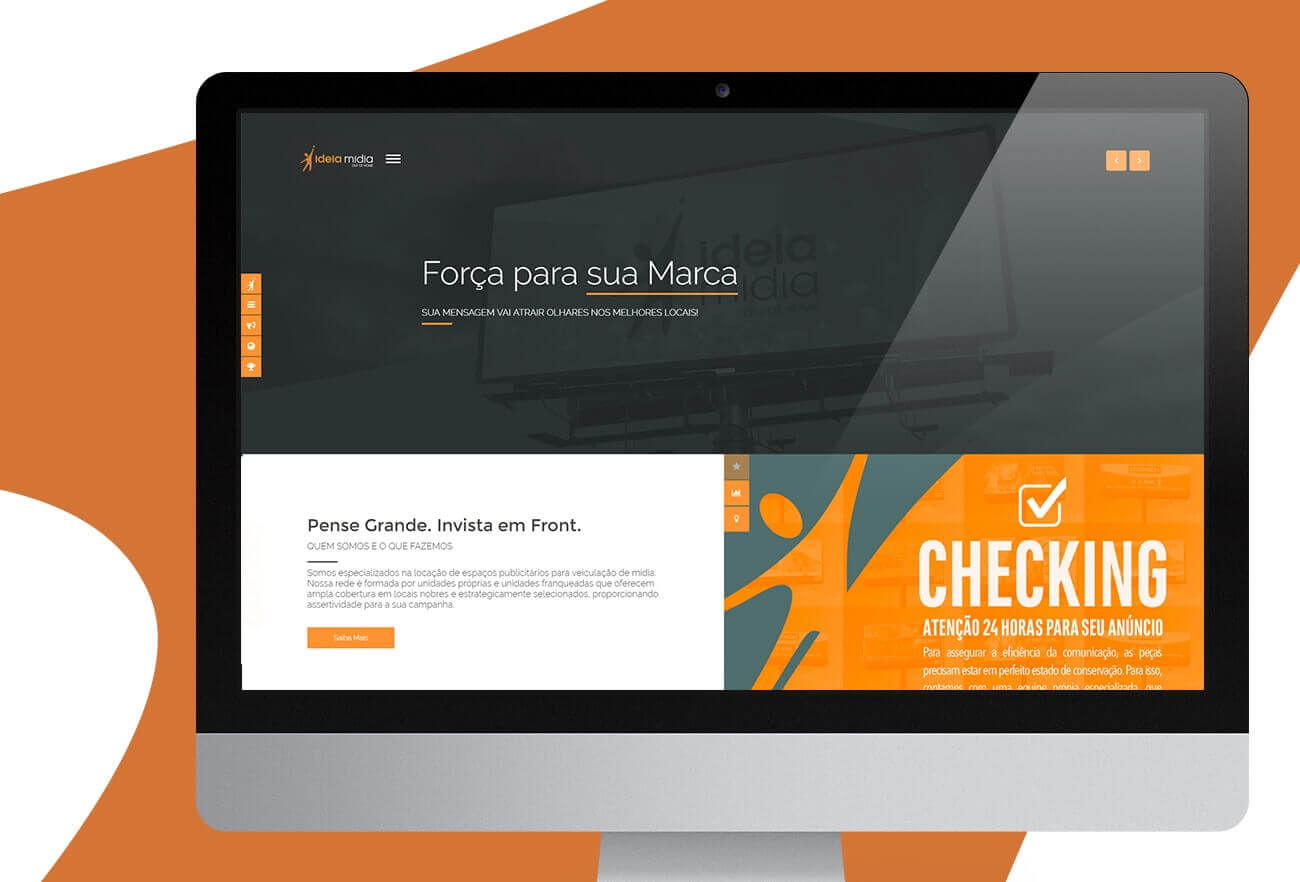 ideia midia, propaganda, publicidade, busdoor, outdoor, agencia produza