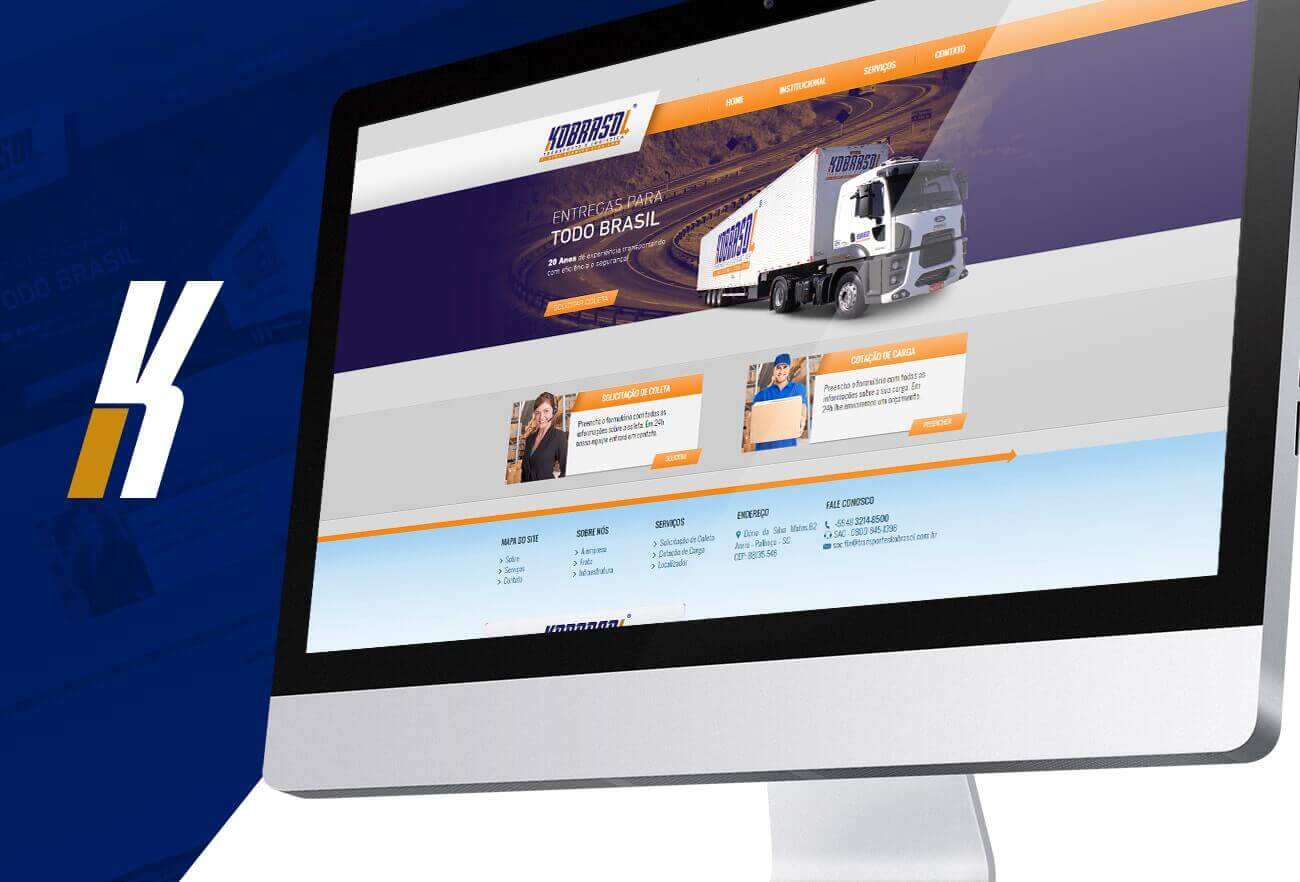 transportes kobrasol. kobrasol, cliente produza, transportadora, frete, caminhoes, agencia produza