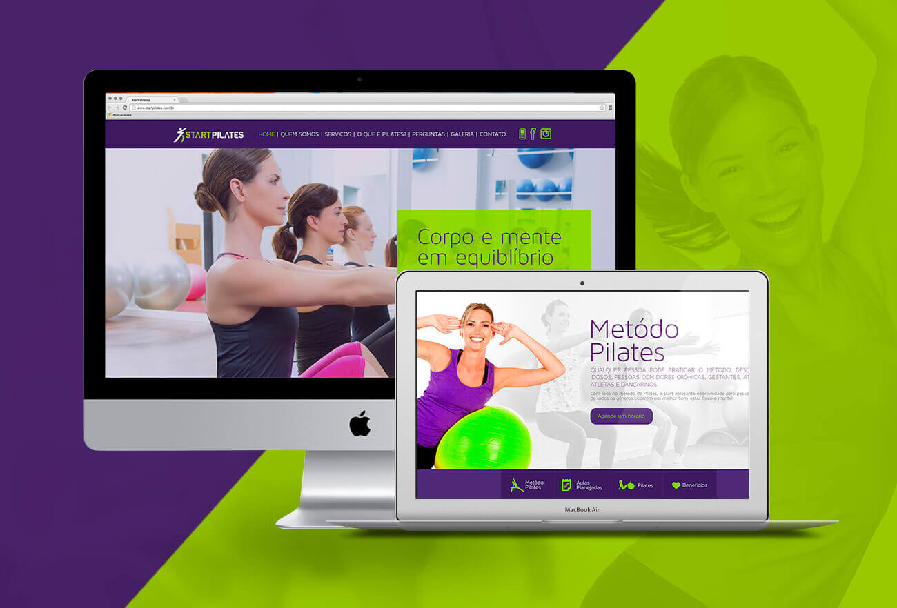start pilates, ginastica, cliente produza, alongamento, marketing