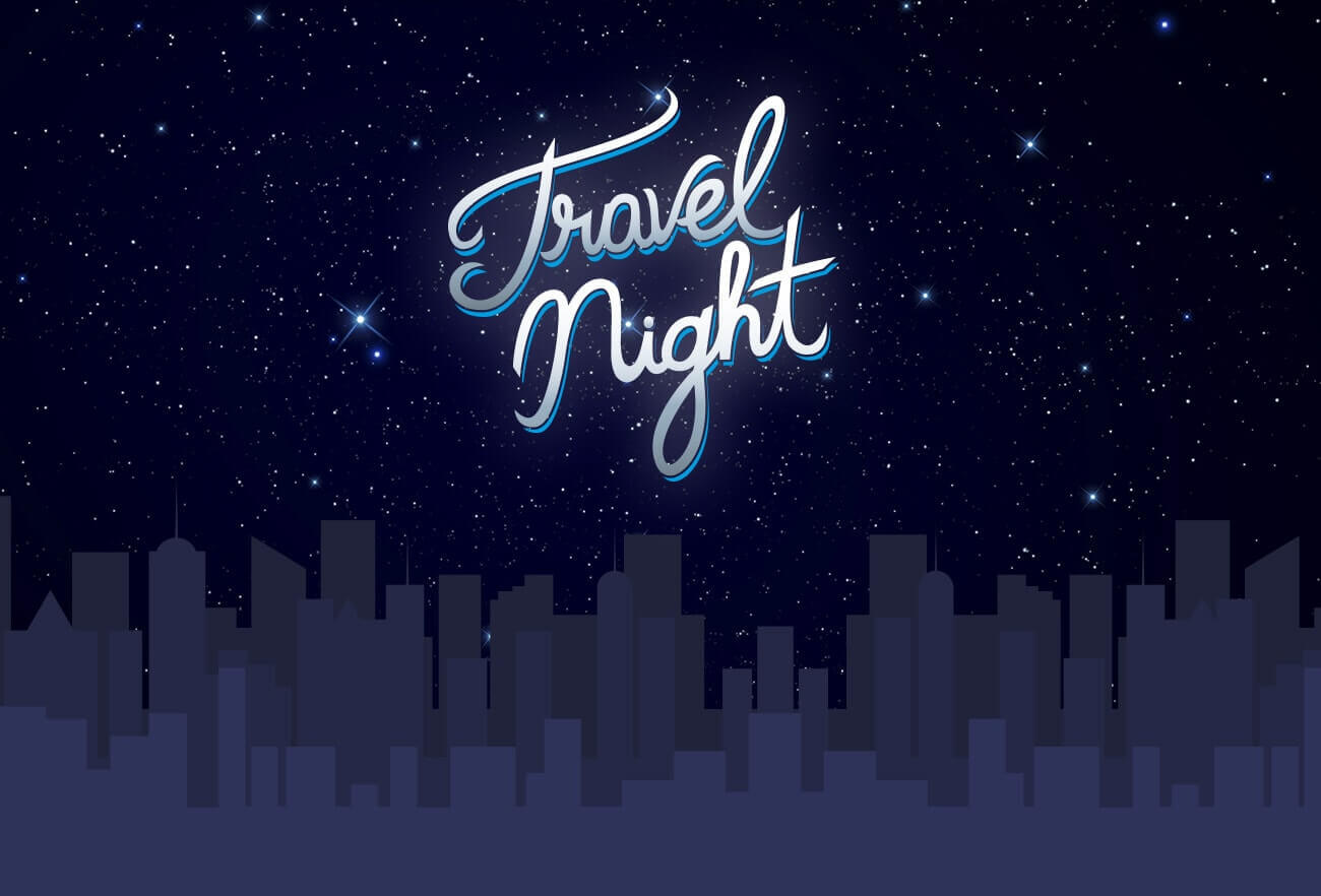 travel night, total english, coversacao em ingles, cliente produza